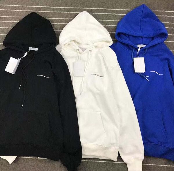 

men's designer hoodie paris letter printing casual style autumn loose warm clothes women's sports running pullover european and am, Black