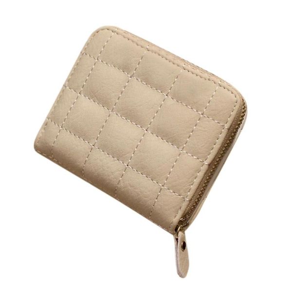 

wallets banabanma ladies solid color mini zipper closure handhold purse, Red;black