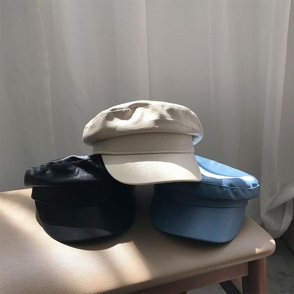 

hats, scarves & gloves sets moo-ru navy cap all-match online sensation octagonal retro beret great britain women winter hat, Blue;gray