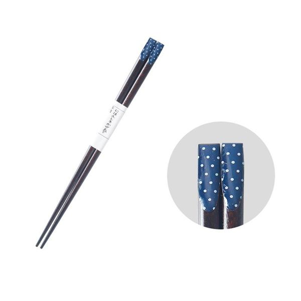 

japanese style printed nail chopsticks household floral wooden