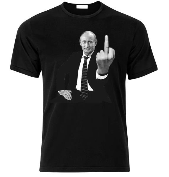 

t-shirt for putin russia russan fan christmas gift, White;black