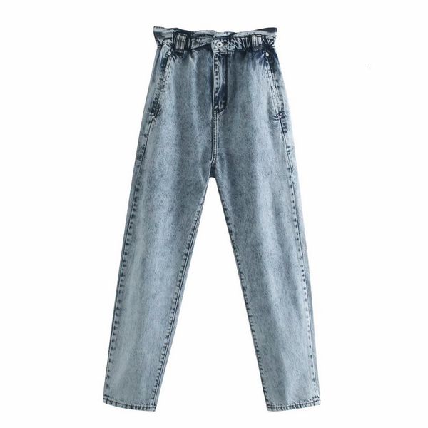 

jeans spring autumn women's denim harem pants strethy high waist fashion loose casual female jeans pantalones vaqueros mujer, Blue