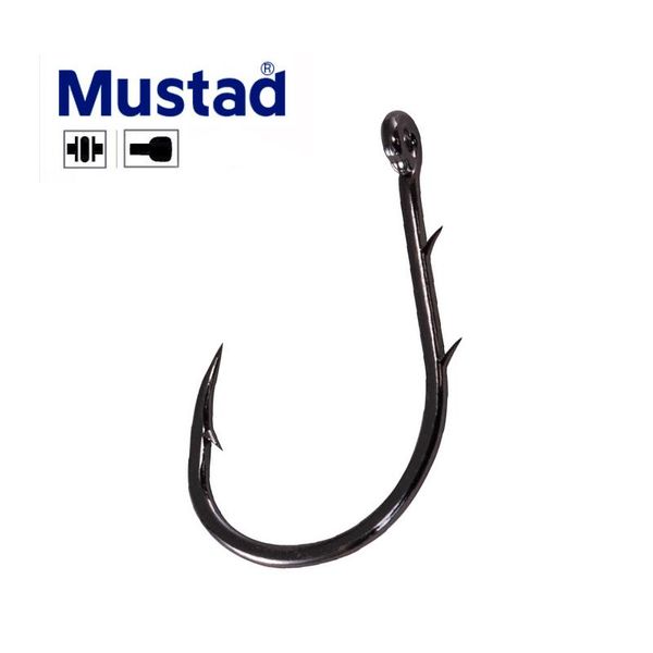 

high carbon fishing hook black nickel hooks steel carp deep sea with barbed