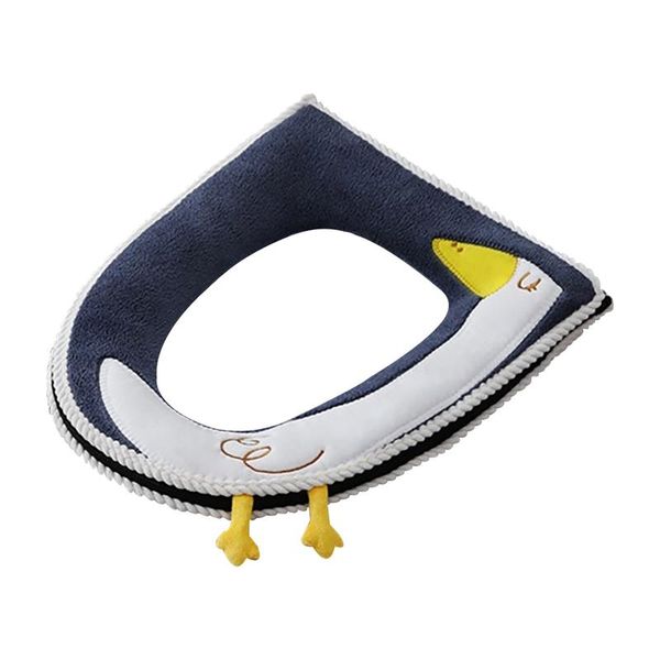 

toilet seat covers zipper easy clean universal cover washable home decor bathroom accessories closestool portable soft warm mat cartoon