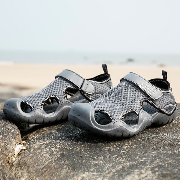 

summer 2021 large size eur 48 mens women sandals shoes outdoor hiking climbing water sports upstream trainer sandal beach shoe code: 37ld-x1, Black