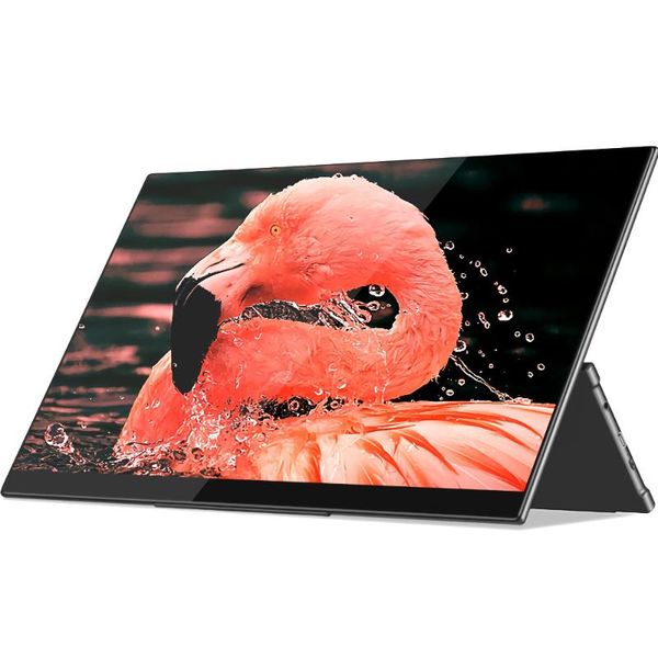 

monitors 15.6 inch 4k monitor touchable type c 60hz portable computer gaming display screen for ps5 phone tablet lapgame consoles