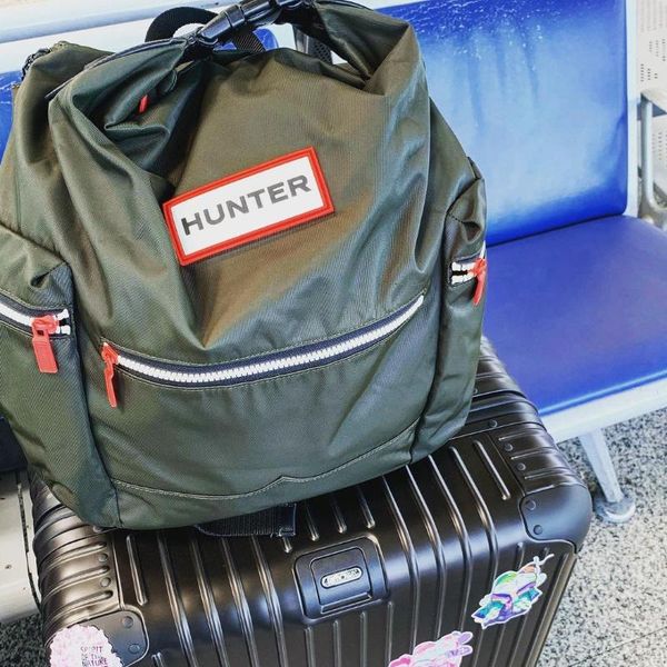 

backpack original bag resistant to nylon water lapwith clip parachute big casual light daypack travel