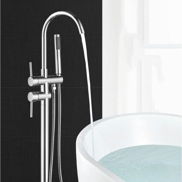 

luxury brass bathroom bathtub faucet set floor mounted style shower gold black chrome sets