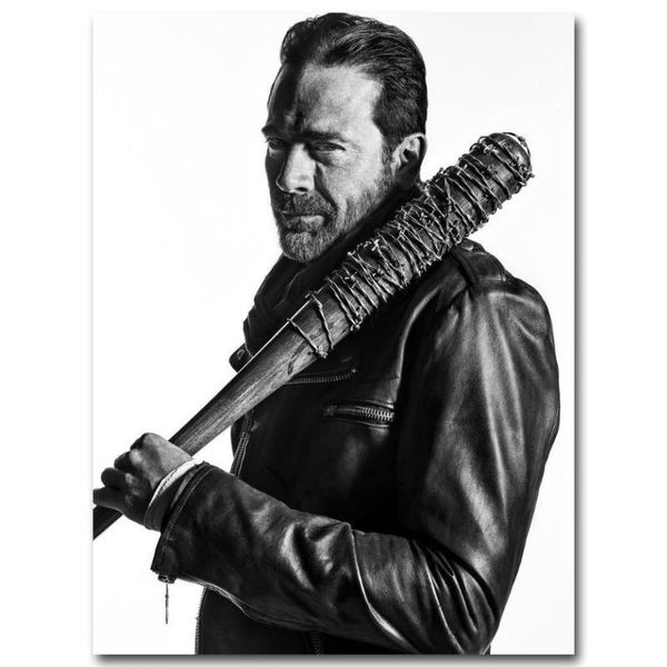 

paintings negan the 7 tv-silk art poster wall sticker decoration gift