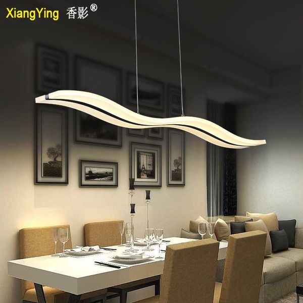 

pendant lamps nordic modern led iron lustre pendente lamp hanging chandelier hang wall moon dining rooom