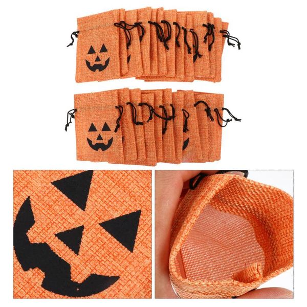 

gift wrap 25pcs storage bags practical sundries linen drawstring bag