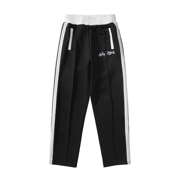 

sports trendy angles palmplam casual pants nw7g, Black