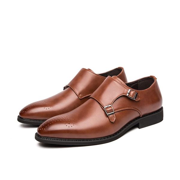 

men's leather shoes casual driving nightclub dress, Black