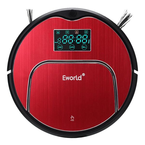 

eworld m883 clean robot vacuum cleaner household with remote controller cleaning brush and senser for floor cleaners