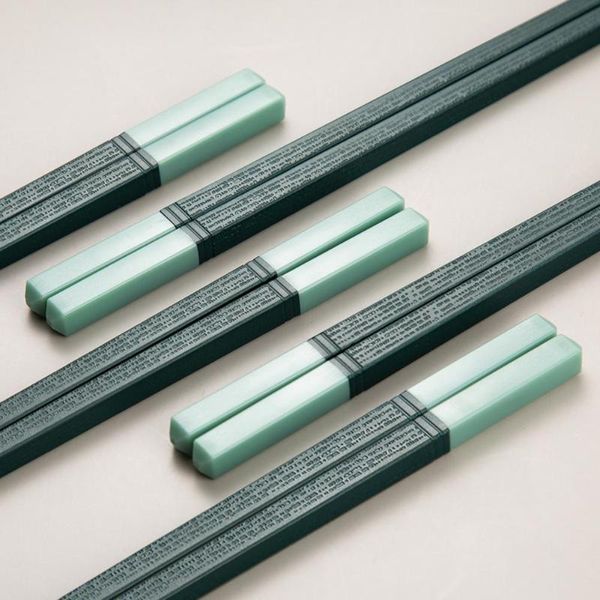 

chopsticks 10 pair retro high hardness pet no odor safe cooking chinese kitchen accessories