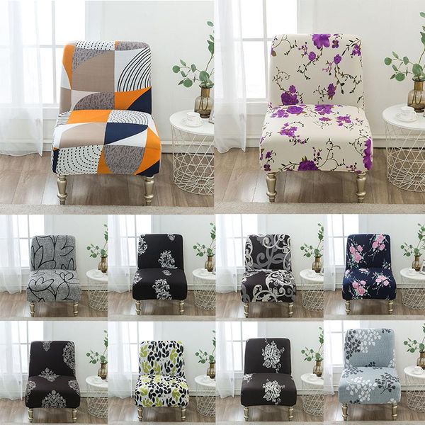 

chair covers stretch cover thick dining elastic single sofa soft printed for wedding el banquet