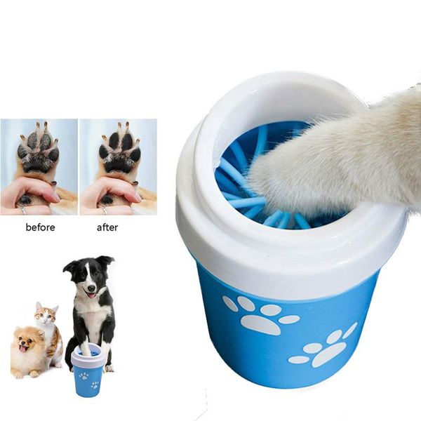 

dog grooming cleaner cup for small large dogs pet feet washer portable cat dirty cleaning soft silicone foot wash tool