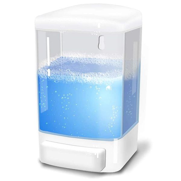 

liquid soap dispenser manual 33.8oz/1000ml wall mount bathroom commercial for kitchen restaurant