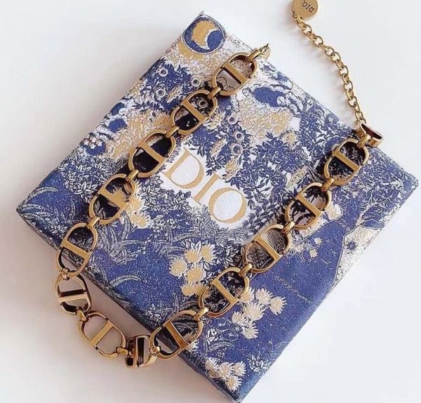 

70% off luxury jewelry 2021 dijia new net red same fashion necklace women's necklace high version brass, Silver