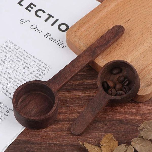 

spoons coffee scoop wooden spoon tablespoon measure for ground beans milk powder