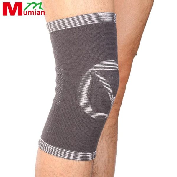 

mumian breathable knee pads bamboo warm brace compression basketball volleyball support sleeve sport safety gray 1pcs elbow &, Black;gray