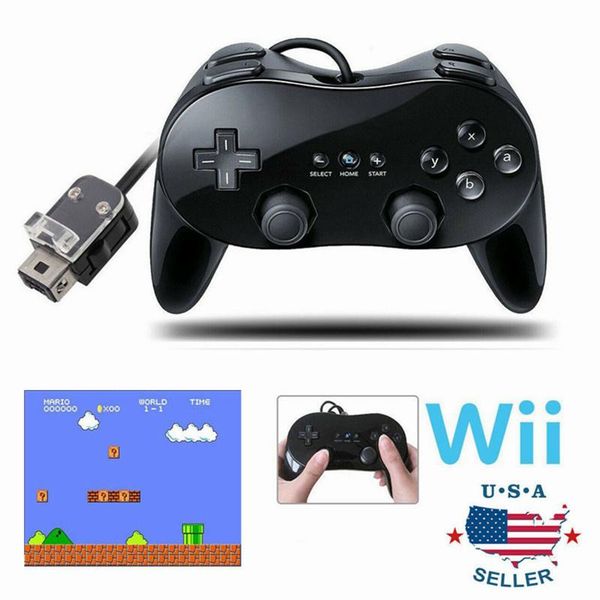 

game controllers & joysticks pro gamepad for wii second-generation classic wired controller gaming remote pad console joypad joysti