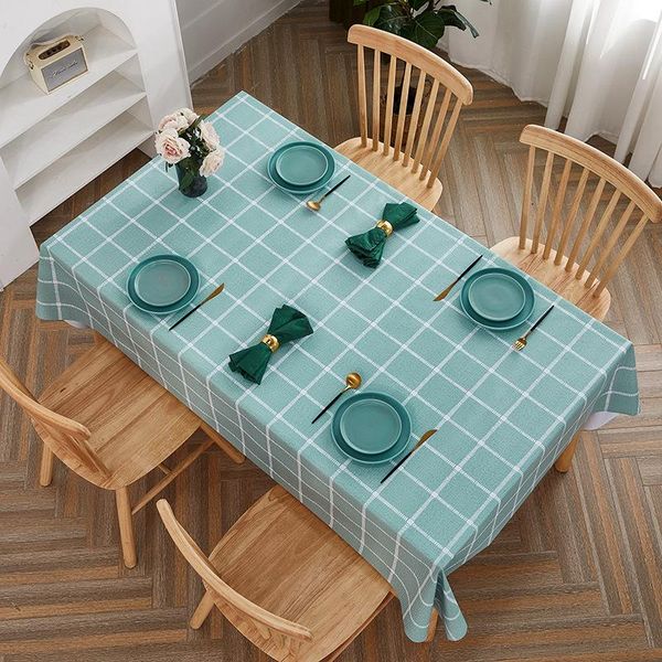 

table cloth pvc waterproof oilproof dining tablecloth kitchen decorative rectangular coffee cuisine party covers