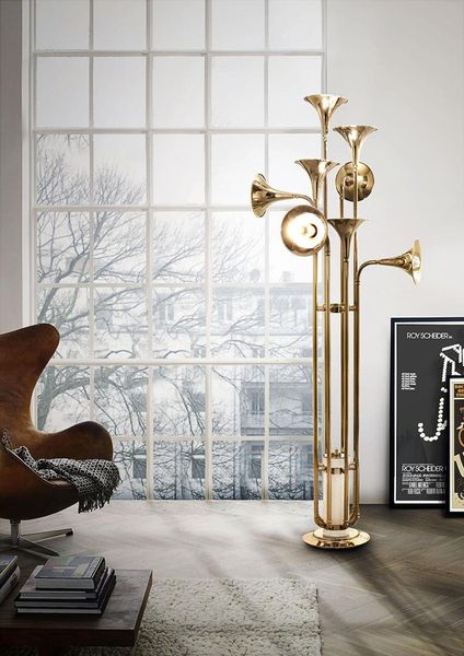 

modern lamp lumiere led a manger lit chambre foyer rond boule de verre noir or nordique simple moderne floor lamps