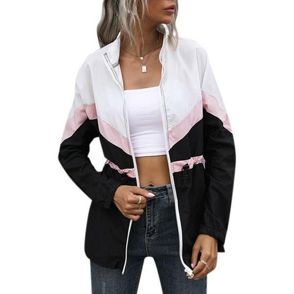 

women's baggy coat ladies casual long sleeve warmer jacket sports fitness jackets, Black;brown