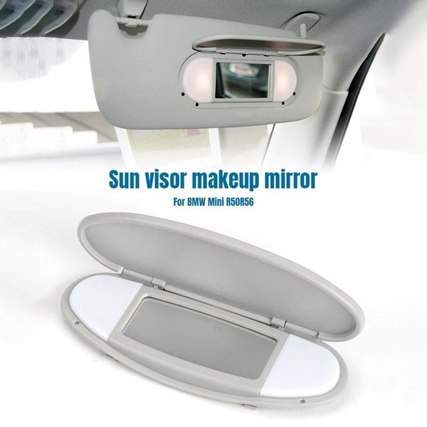 

emergency lights car sun visor sunroof mirror cover shield makeup for - mini r55 r56 r60 2007-2014 grey 51167361833