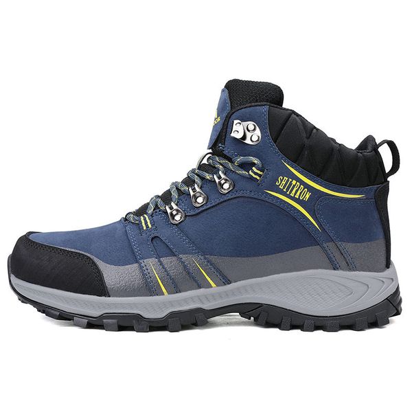 

autumn and winter new large outdoor sports shoes warm plush non slip hiking women wear-resistant high mountaineering men