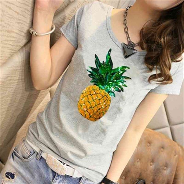 

t t-shirt cotton tee shirt femme kawaii tshirt women summer t-shirts camisetas mujer verano, White