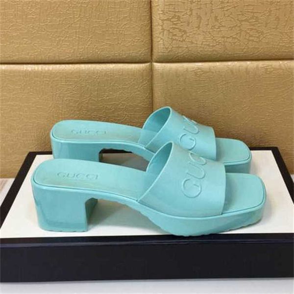 

luxury italy designer brand slippers super great quality with full package for women gift present lady birthday wedding sandals shoes heels, Black