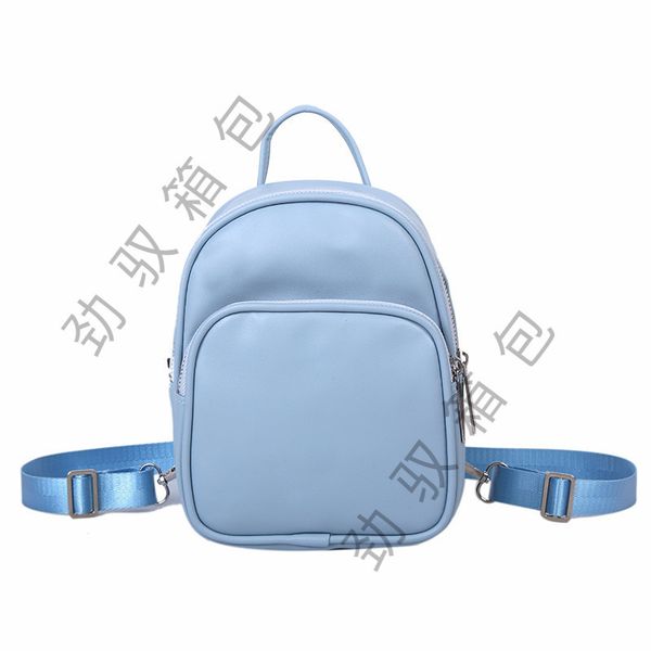 

designer bag pu mini academy style soft face candy backpack simple solid color backpack mu4k