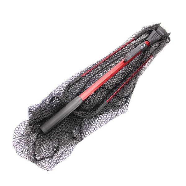 

fishing hand fine net aluminum alloy triangle fold small mesh nets dip scoop thinnet accessories