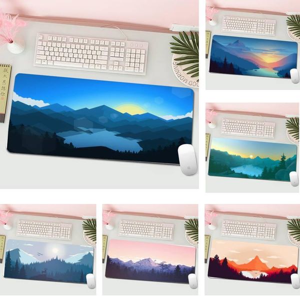 

mouse pads & wrist rests minimalist mountain sunlite lapcomputer mousepad l large gamer keyboard pc desk mat tablet gaming pad