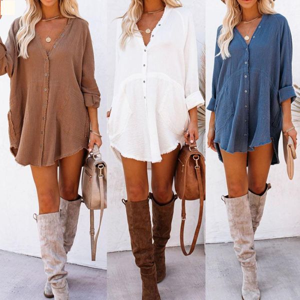 

casual dresses plus size outfits summer clothes black blouses 2021 woman clothing korean fashion women designers dress luxurys vintage simpl, Black;gray