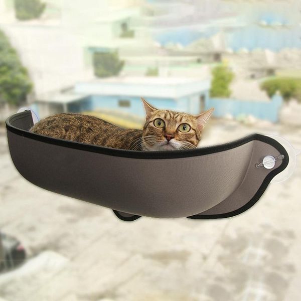

cat beds & furniture cute pet hanging window mount hammock sunny seat comfortable bed long plush soft