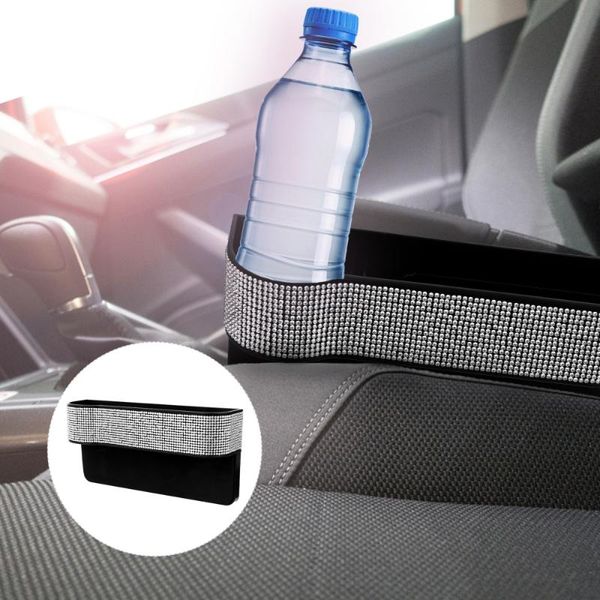 

storage drawers bling sparkle car seat gap filler creative console organizer