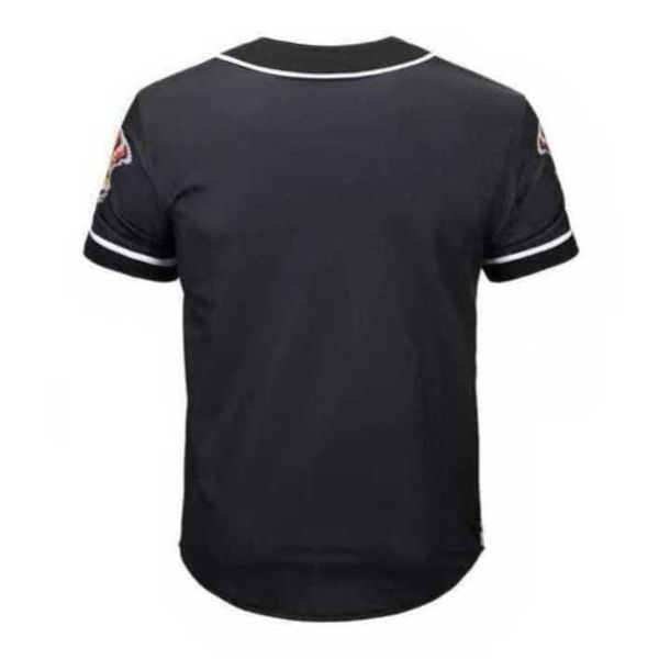 

baseball jersey men stripe short sleeve street shirts black white sport shirt ad710, Blue;black