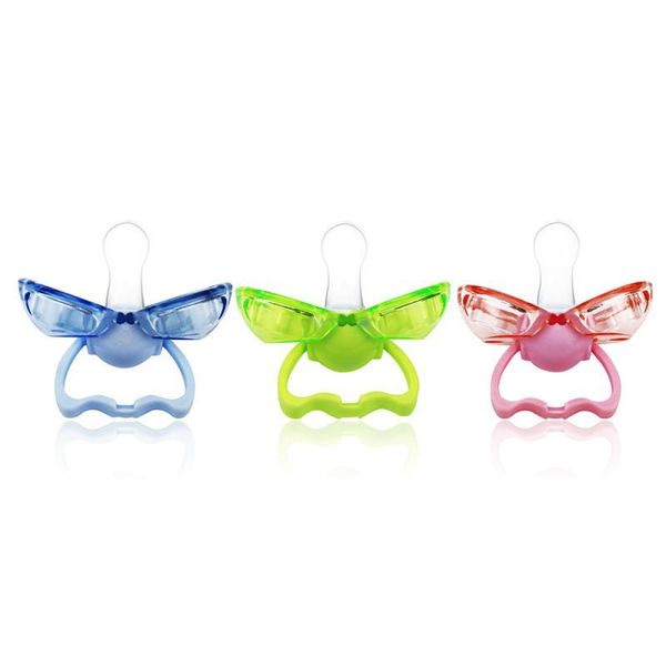 

pacifiers# 1pc born baby thumb type pacifier round head infant orthodontic dummy silicone safe nipple soother for feeding