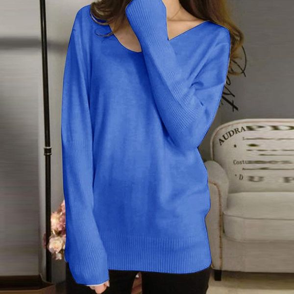 

women's sweaters autumn women casual knitting sweater long sleeve v-neck loose jumper female winter oversized solid color soft pullove, White;black