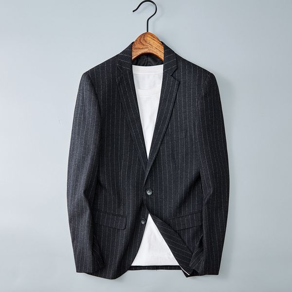 

fashion suits 2021 spring men's striped casual youth, White;black