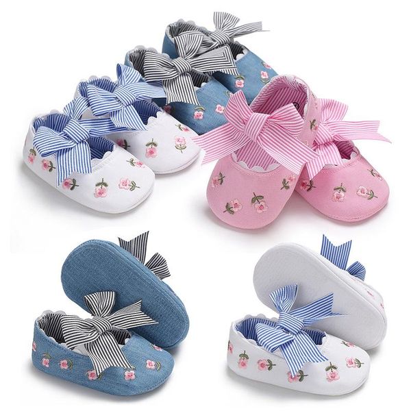 

haishenyue 0-1 year old girl princess shoes spring summer autumn soft soled baby embroidered walking first walkers