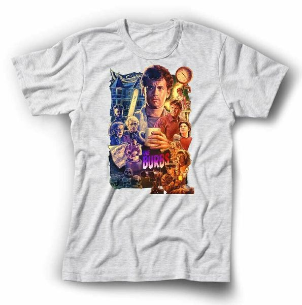 

the burbs t-shirt tom ray hank peterson movie rumsfield klopek ricky butler gift, White;black