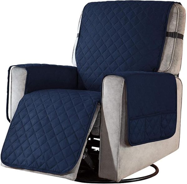 

chair covers quilted slipcover sofa protector for pets soft gray towel