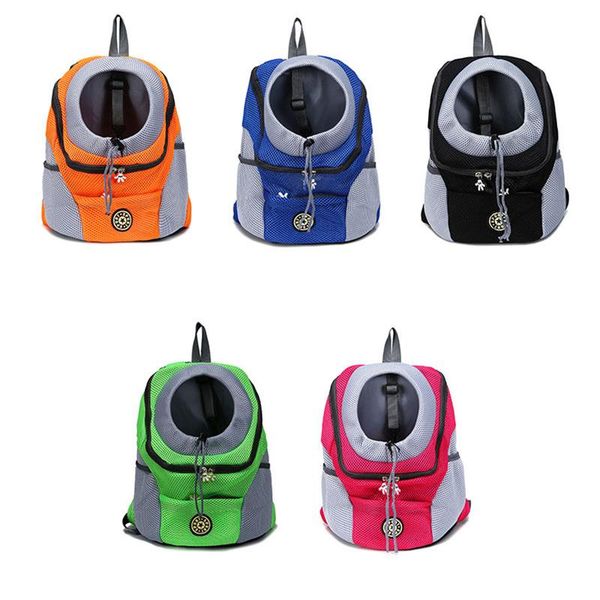 

dog car seat covers double shoulder portable travel backpack outdoor pet carrier bag front mesh head medium dogs