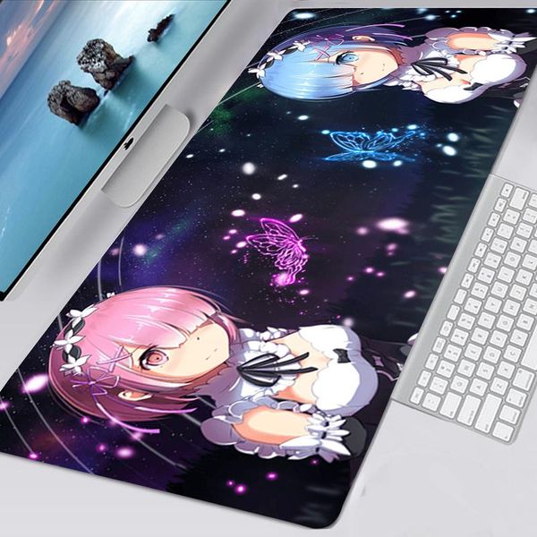 

mouse pads & wrist rests mousepad hd large keyboard pad mousepads xxl re zero kara lapnatural rubber gamer anti-slip deskmat