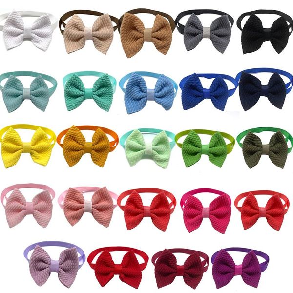 

dog apparel 50/100pcs small cat accessories pet bow tie collar bowties supplies for dogs