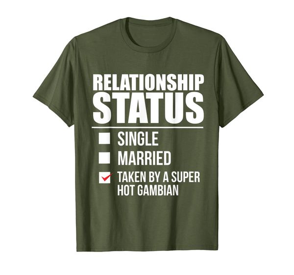 

Relationship Status Taken Hot Gambian Proud Gambia Pride T-Shirt, Mainly pictures